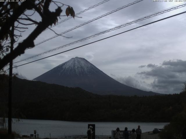 西湖からの富士山