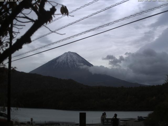 西湖からの富士山