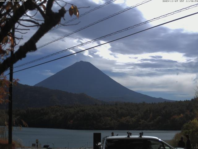 西湖からの富士山