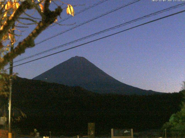 西湖からの富士山