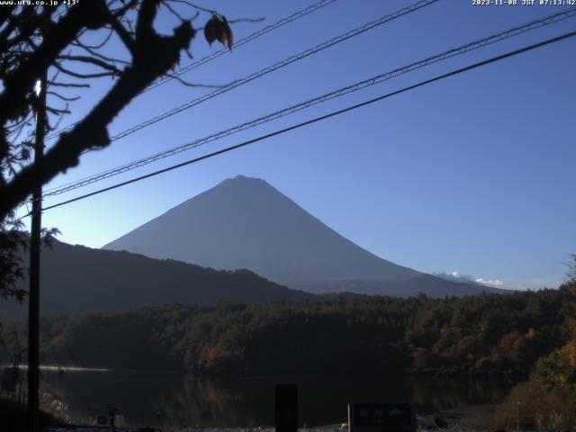 西湖からの富士山