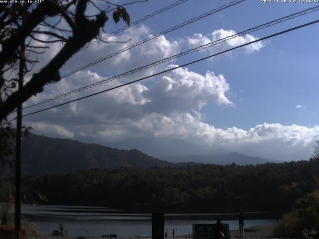 西湖からの富士山