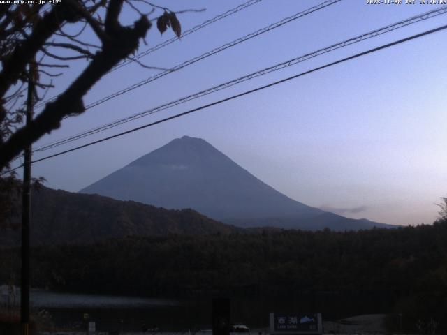 西湖からの富士山