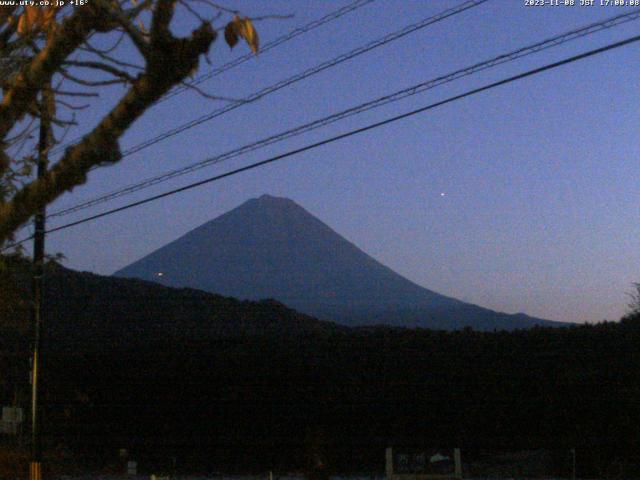 西湖からの富士山