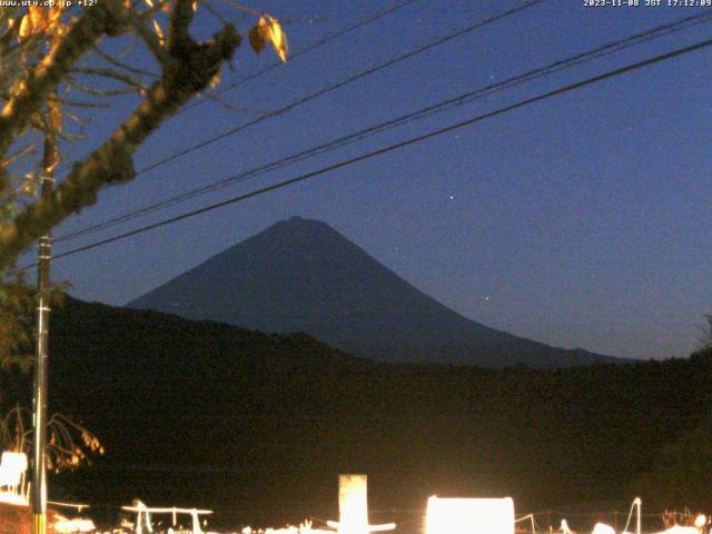 西湖からの富士山