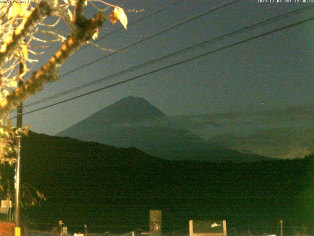 西湖からの富士山