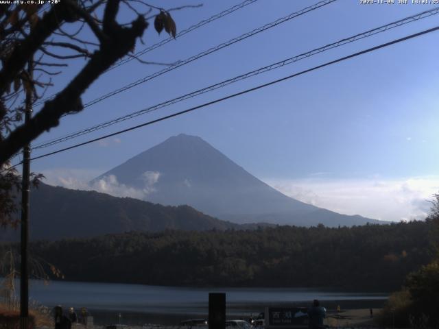 西湖からの富士山