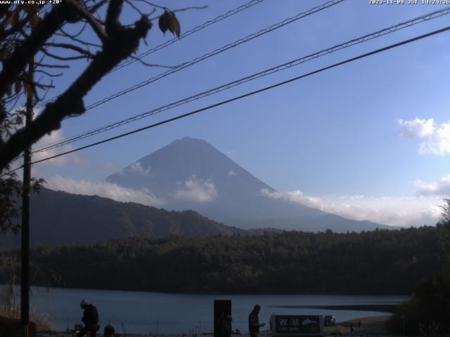 西湖からの富士山