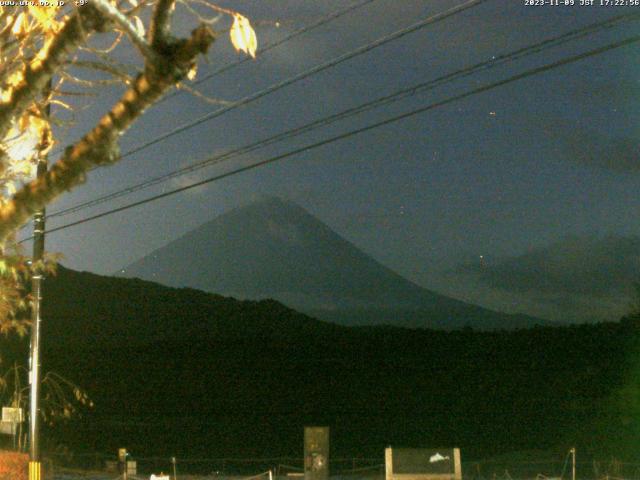 西湖からの富士山