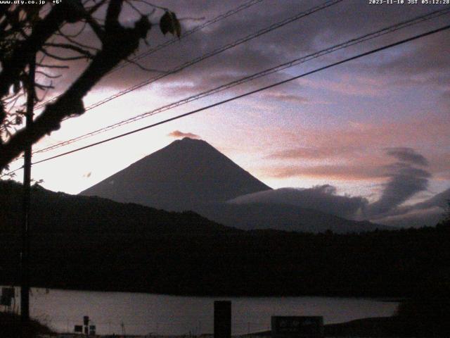 西湖からの富士山