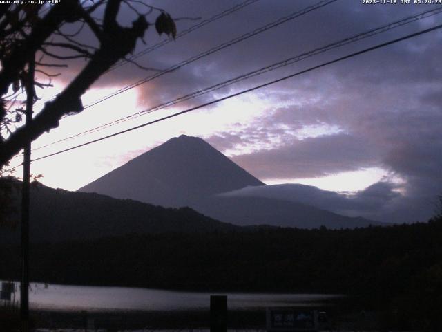 西湖からの富士山