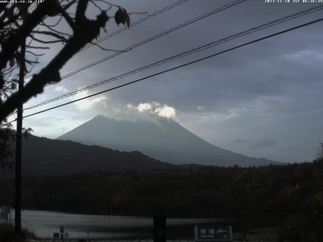 西湖からの富士山