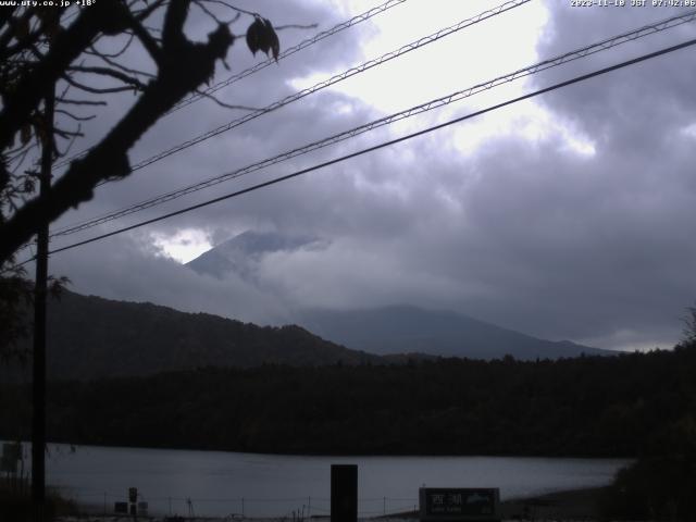 西湖からの富士山