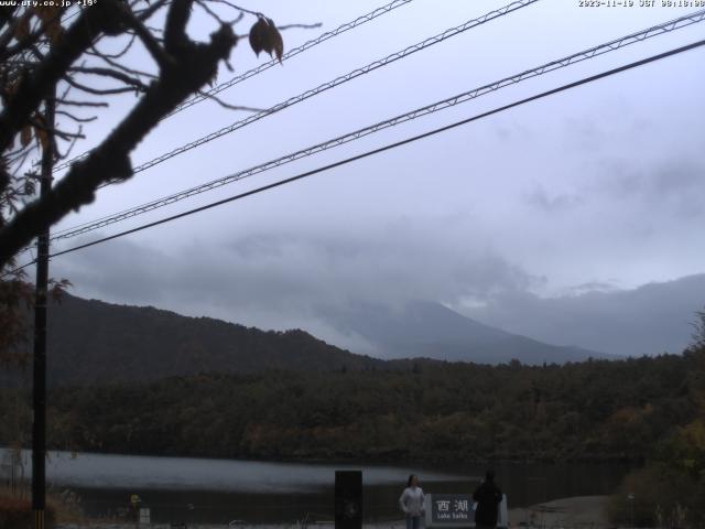 西湖からの富士山