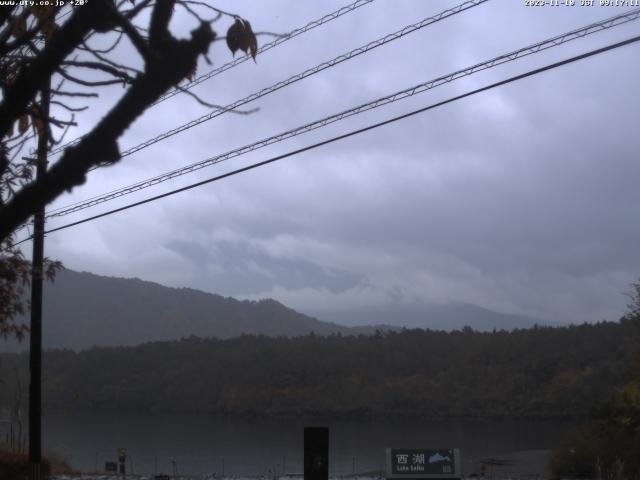 西湖からの富士山