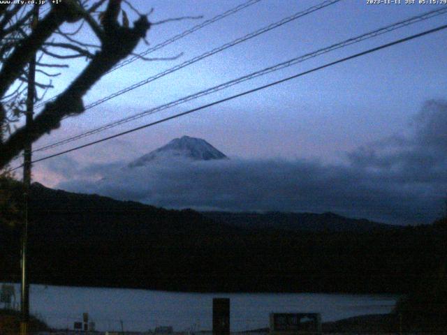 西湖からの富士山