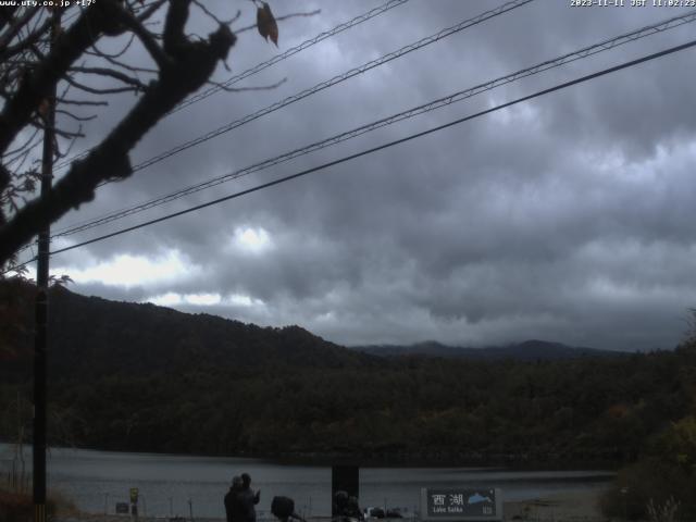 西湖からの富士山