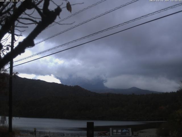 西湖からの富士山