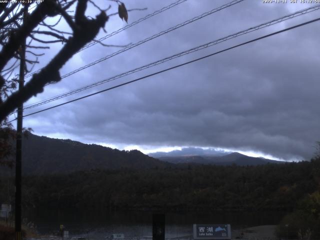 西湖からの富士山