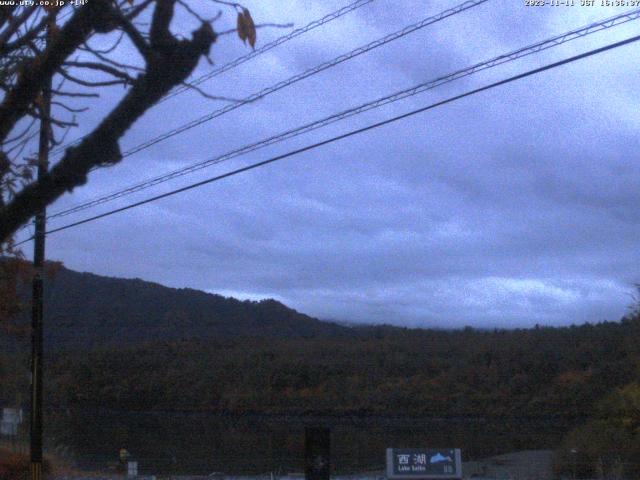 西湖からの富士山