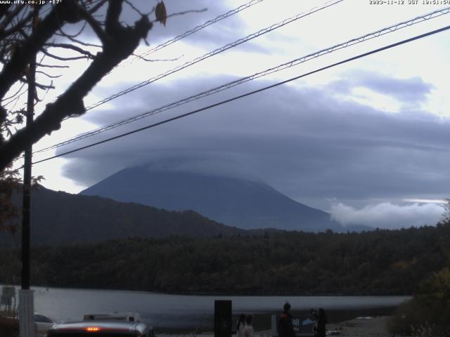 西湖からの富士山