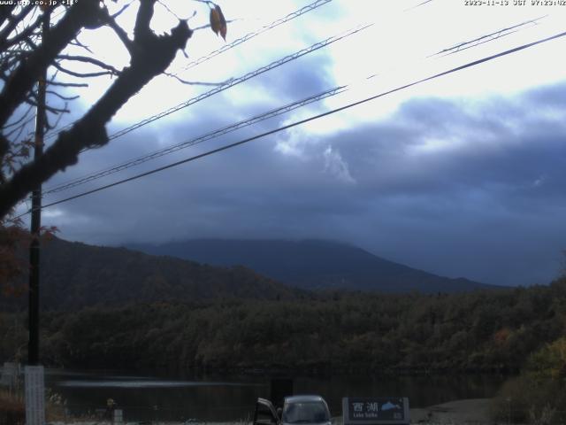 西湖からの富士山