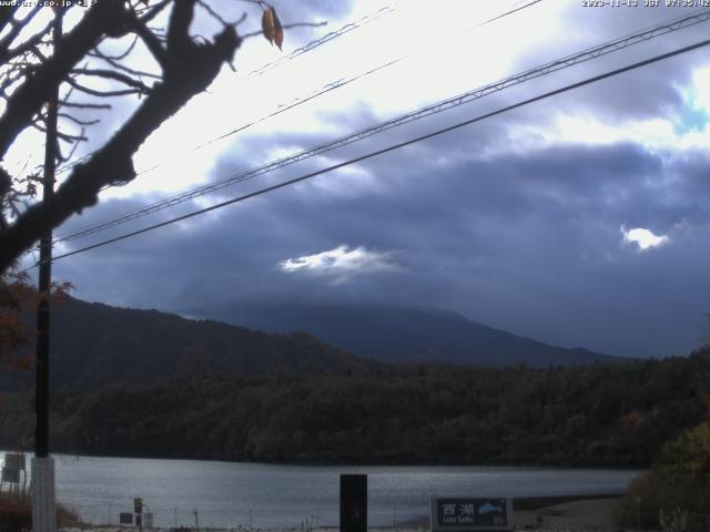 西湖からの富士山