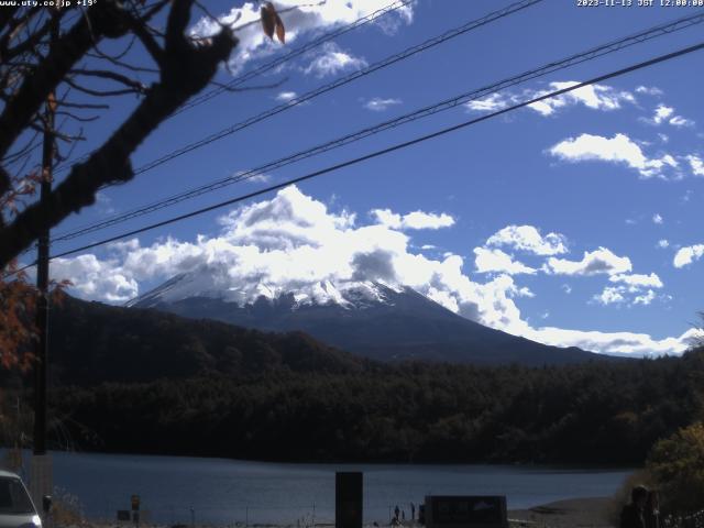 西湖からの富士山