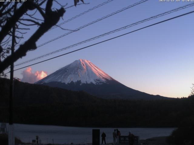 西湖からの富士山