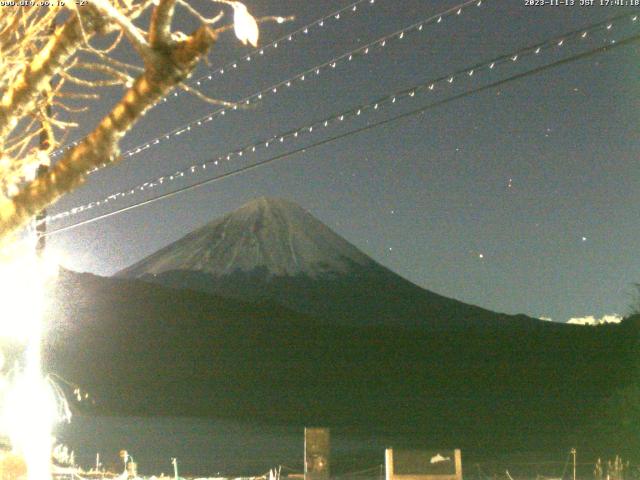 西湖からの富士山