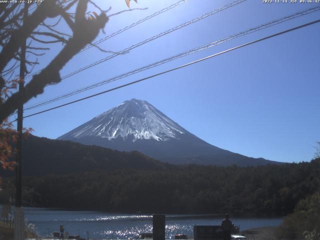 西湖からの富士山