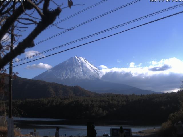 西湖からの富士山