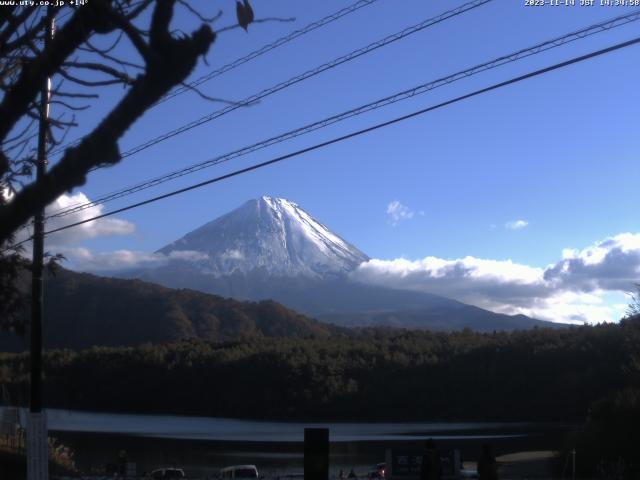 西湖からの富士山