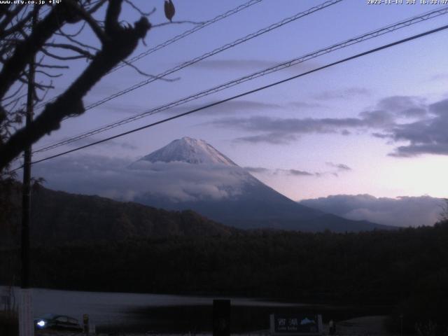 西湖からの富士山