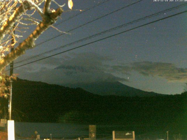 西湖からの富士山