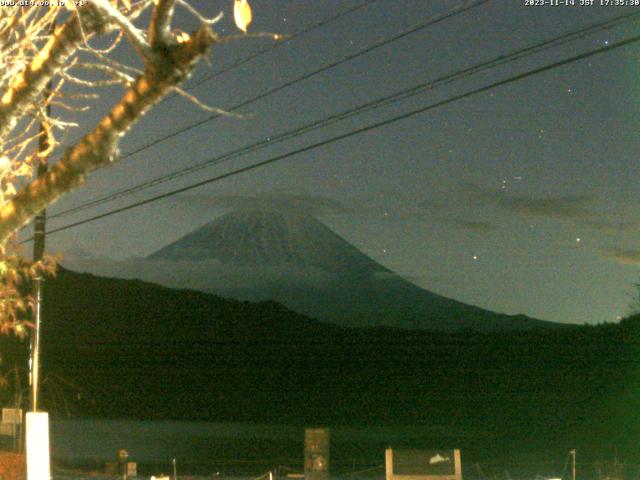 西湖からの富士山