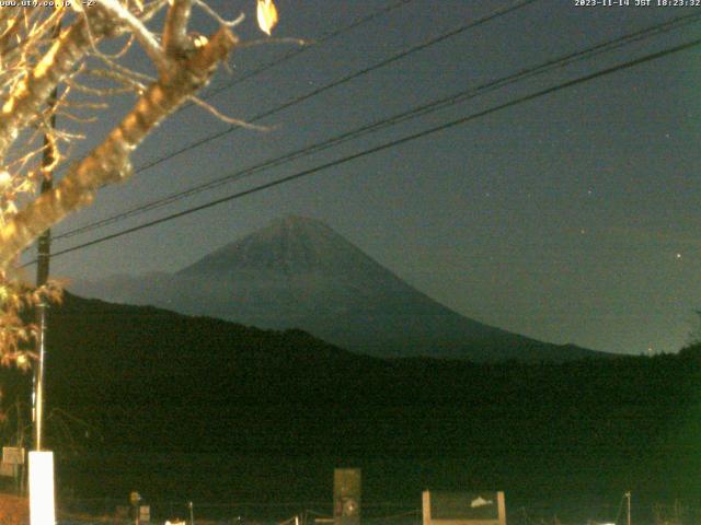 西湖からの富士山