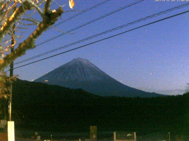 西湖からの富士山