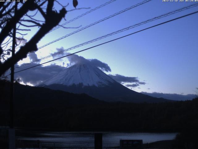 西湖からの富士山