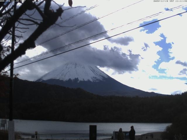 西湖からの富士山