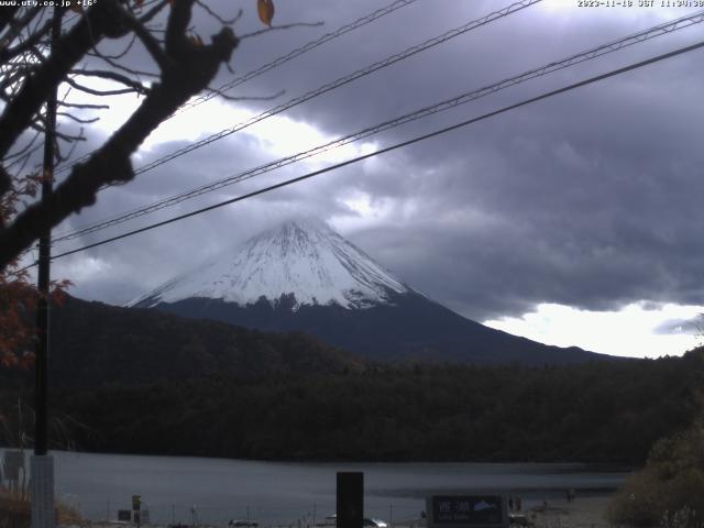 西湖からの富士山