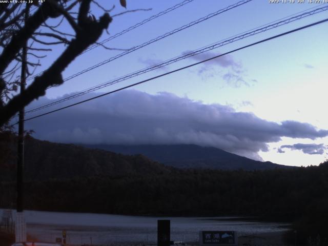 西湖からの富士山