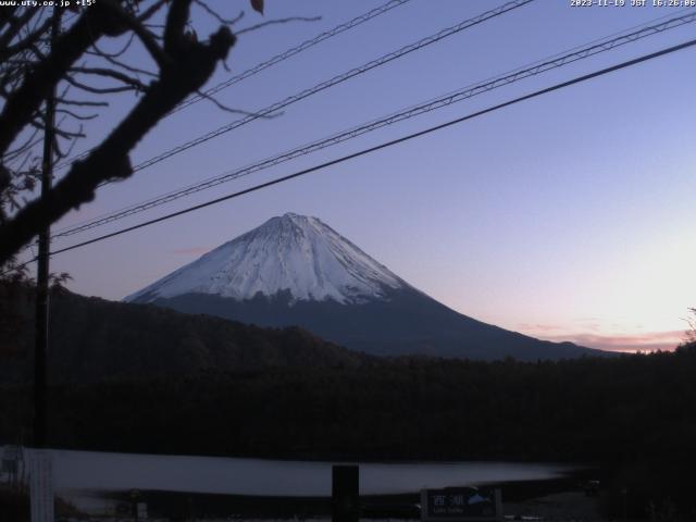 西湖からの富士山