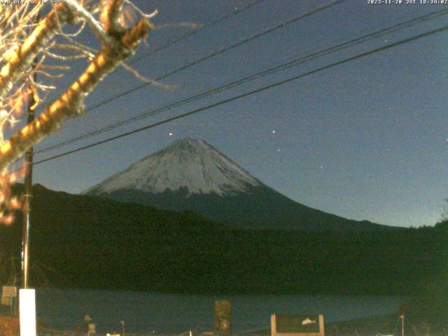 西湖からの富士山