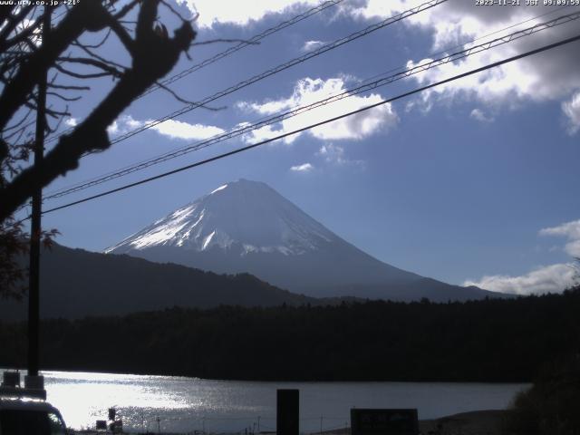 西湖からの富士山