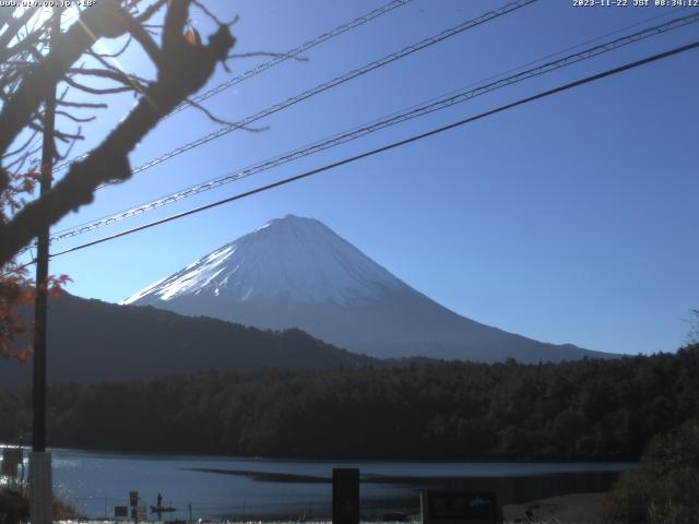 西湖からの富士山