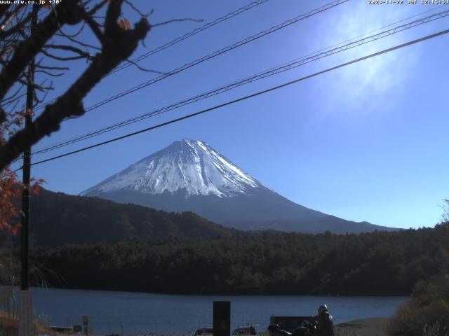 西湖からの富士山