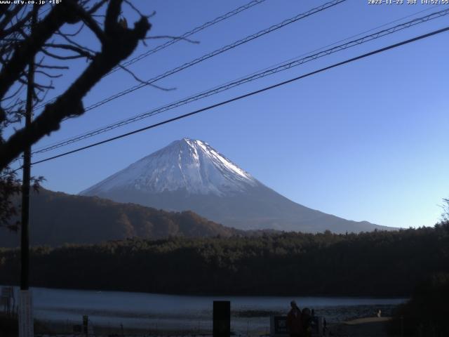 西湖からの富士山