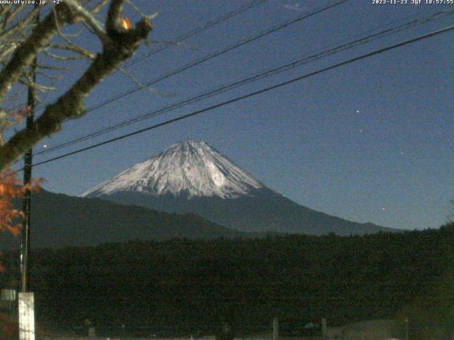 西湖からの富士山