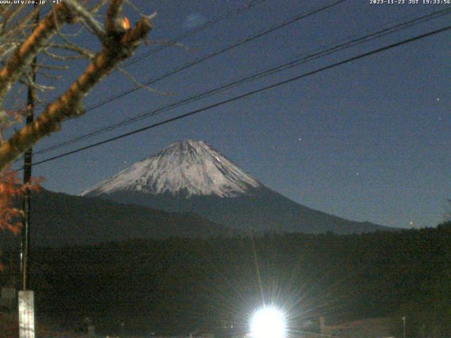 西湖からの富士山